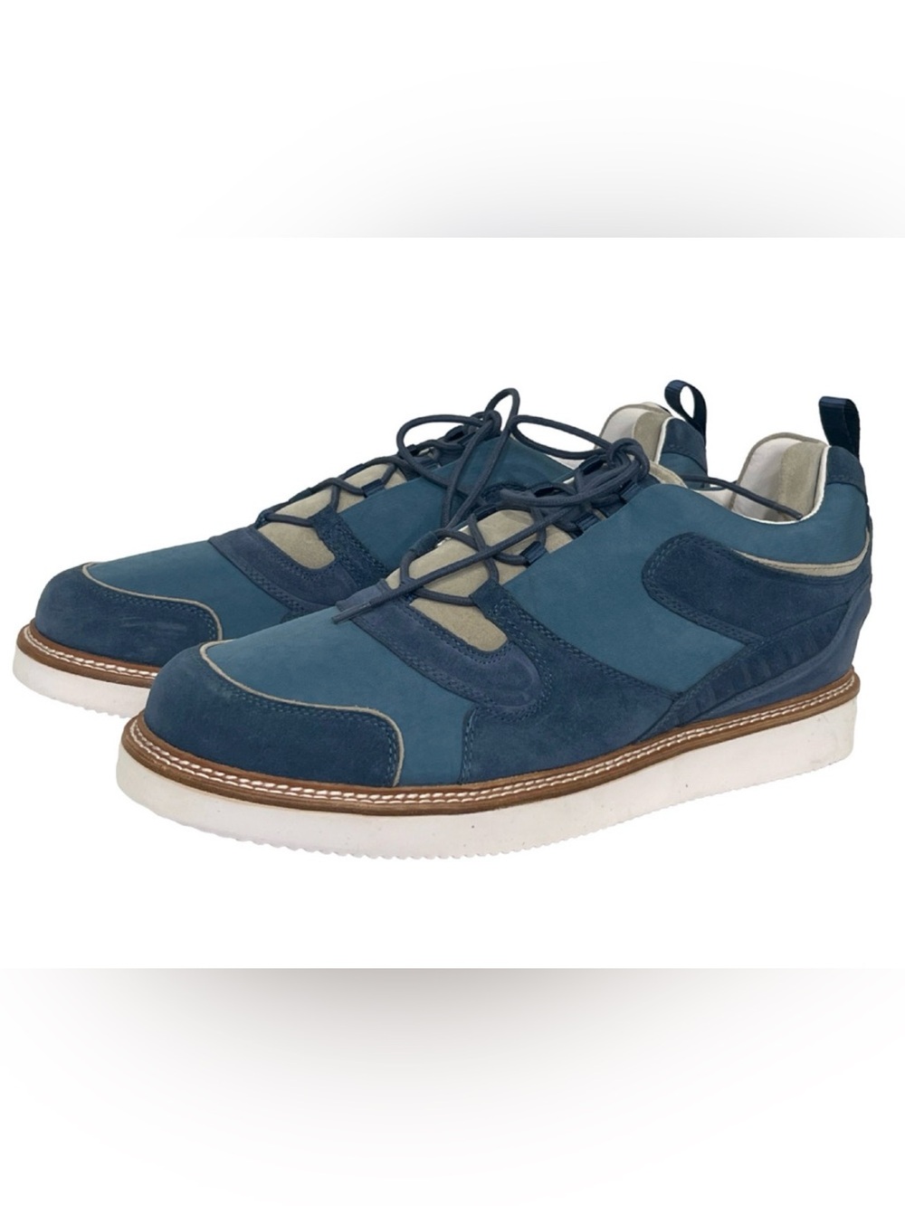 NEW MARCUS ALEXANDER DUSTY BLUE SAGE BARLOW LOW TOP SNEAKERS SHOES SIZE 12